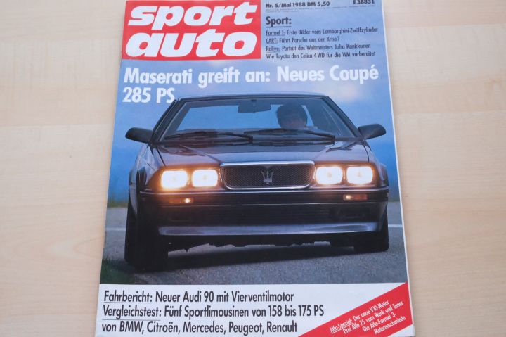 Deckblatt Sport Auto (05/1988)